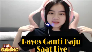 onic kayes ganti baju saat live 