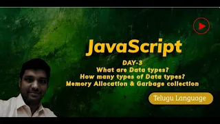 JavaScript Tutorial for Beginners Part 3 Data Types Memory Garbage Collection