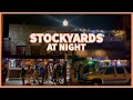 What s going on at the Fort Worth Stockyards at night Touring Texas vlog