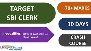 inequalities l target sbi clerk po ibps rrb clerk po crash course solve in less than 1 min 