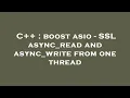 C boost asio - SSL async