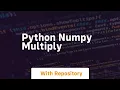 python numpy multiply