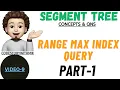 Range Maximum Index Query Part 1 Segment Tree Concepts Qns 9 codestorywithMIK
