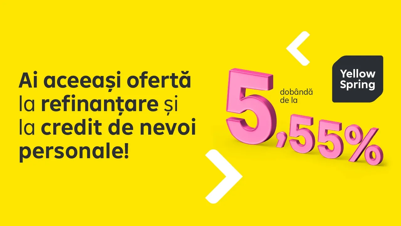 Raiffeisen Bank Romania — Raiffeisen Bank — Personal Loans with 5.55% Fixed Interest Rate (YouTube video ad)