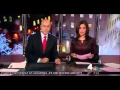 NYC Blizzard Nissan 240SX Drifting behind reporter