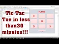 TicTacToe with NetBeans in less than 30 minutes