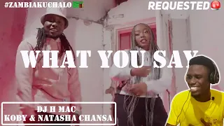 who is natasha dj h mac ft natasha chansa x koby what you say official video reaction zambia