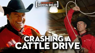 YIPPEE KI YAY COWBOY Mike Rowe Takes a CRASH COURSE in Wrangling Cattle Somebody s Gotta Do It