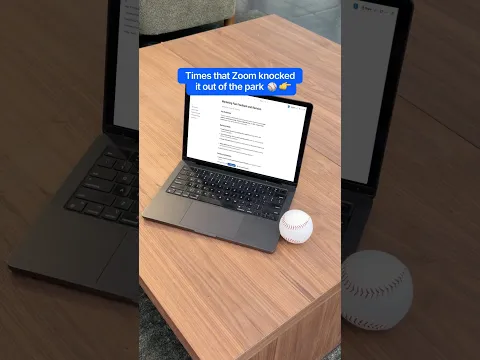 Zoom Knocks it out of the Park