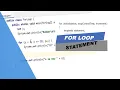 Java Tutorial 12 - For Loop Statement
