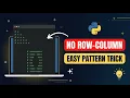 Stop Using Row Column Logic Learn Python Star Patterns the Easy Way Part 1