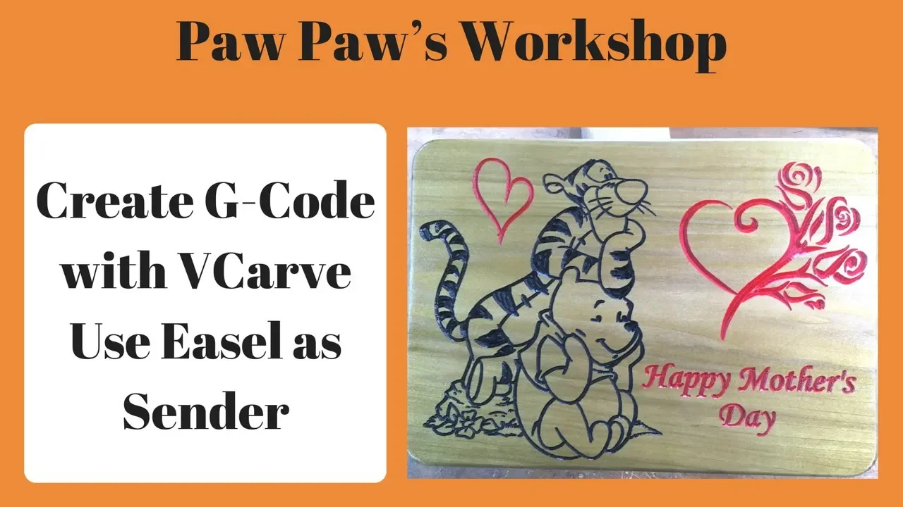 How to Create G-Code with VCarve and Use Easel as the Sender