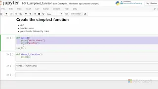 Simple Functions - Introduction to Python Absolute Beginner Module 2 2