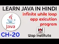 java infinite loop using while hosted by wap institute powered by sweetus media er saurav