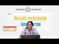 Source Catalyst Python Project Secure Password Generator