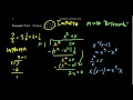 Long Division and Integration
