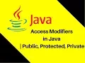 7 11 Access Modifiers in Java Public Protected Private