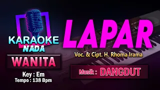 lapar karaoke nada wanita cewek voc u0026 cipt h rhoma irama