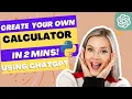 How to Build a Calculator in Python with Chat GPT Mastering the Basics