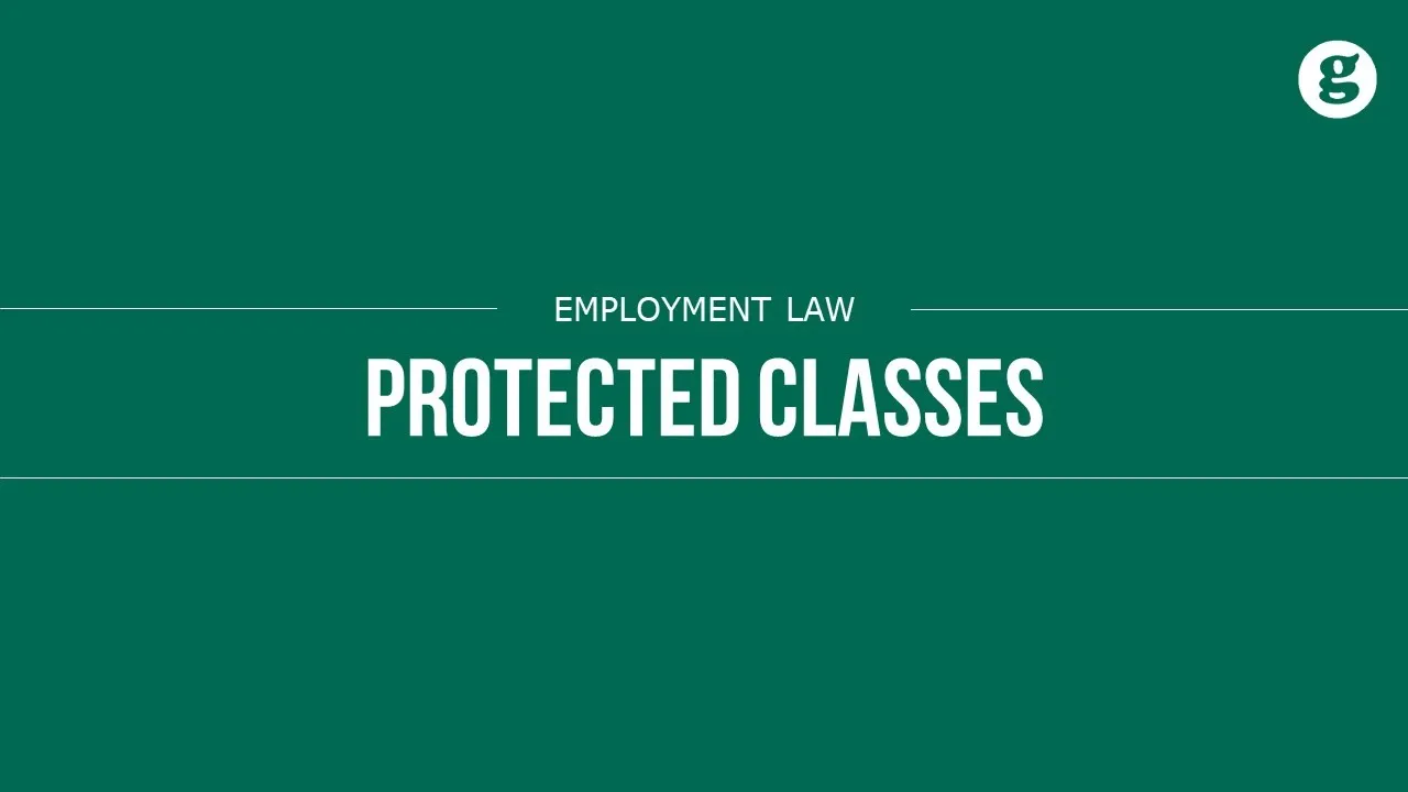 Protected Classes