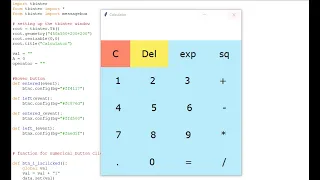 Calculator App In Python With Source Code Source Code Projects