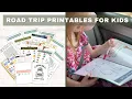 Road Trip Printables For Kids Homeschool Family Vacation Road Trip Bingo Road Trip Scavenger