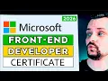 Microsoft Front-End Developer Professional Certificate Review - 2026 Microsoft Certificate Review