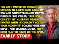 I Moved My Pension To A New Card Later My Son And His Wife Showed Up Furious Until I Replied