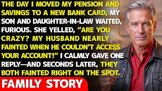 I Moved My Pension To A New Card Later My Son And His Wife Showed Up Furious Until I Replied