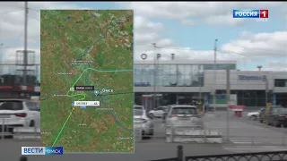 В Омском аэропорту прокомментировали экстренную посадку самолёта «Сочи-Омск» в Новосибирской области
