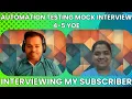 Automation Testing Mock Interview for 4-5 YOE Automation Testing Interview Questions and Answers