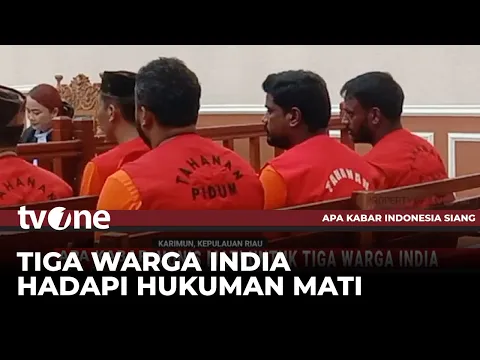Selundupkan 106 KG Sabu, 3 Warga India Divonis Mati