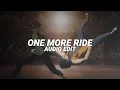 Download Lagu one more ride - nyukyung [edit audio]