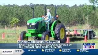 Behind the eightball East Texas farmers grow concerned as government shutdown continues