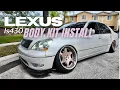 LEXUS LS430 EASIEST MOD Facelift kit install on Preface lift