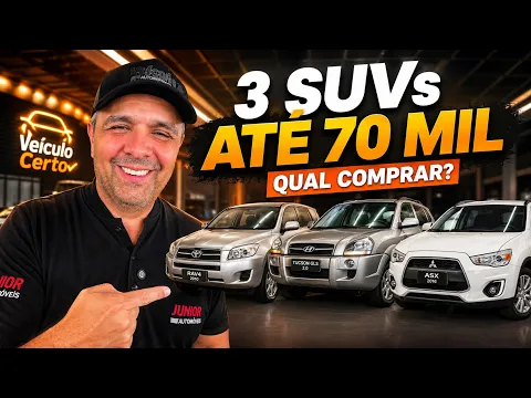 3 SUVs CONFIÁVEIS na faixa de 50 a 70 MIL! Qual Escolher?