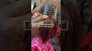 Easy cornrows for beginners