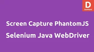 Screen Capture using PhantomJS Selenium Java