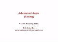 Advanced Java Swing - Bangla Tutorial Event Handling Basic