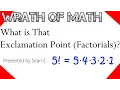 What is That Exclamation Point What is a Factorial