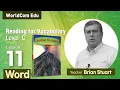 Reading for Vocabulary WORD Level C Lesson 11 Brian Stuart I Learn English