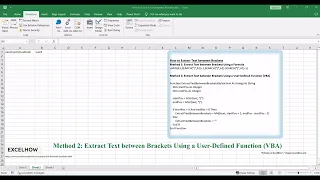 How to Extract Text between Brackets