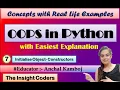 OOPs concepts in Python Constructor Initialize Objects Lecture 7 Hindi