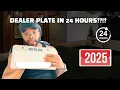 HOW TO GET DEALER PLATE IN 24 HOURS DEALER PLATE METHOD EXPLAINED
