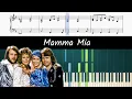 Download Lagu How to play piano part of Mamma Mia by ABBA