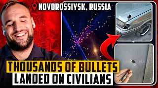 Ukrainian Drones Destroyed the Ships while Russian Air Defense Bullets Destroyed Cars