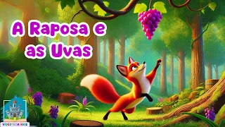 A RAPOSA E AS UVAS - História Infantil | #historiainfantilparadormir #fabulas #historiainfantil