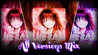 luz roja bxkq all versions visualizer normal slowed super slowed sped up 