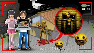 Yuta Mio Panik CCTV Merekam MONSTER VERITY Di Belakang Rumah😱|Sakura School Simulator.