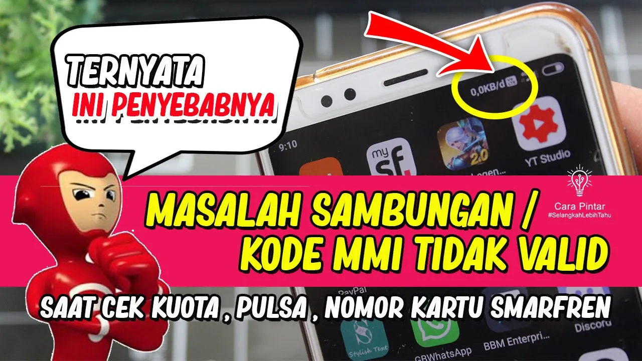 Video tutorial Cara mengatasi masalah sambungan atau kode mmi tidak valid. Saat kalian cek pulsa m. 